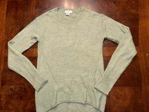L.O.G.G. by H&M Light Green Crewneck Knit Sweater Preowned